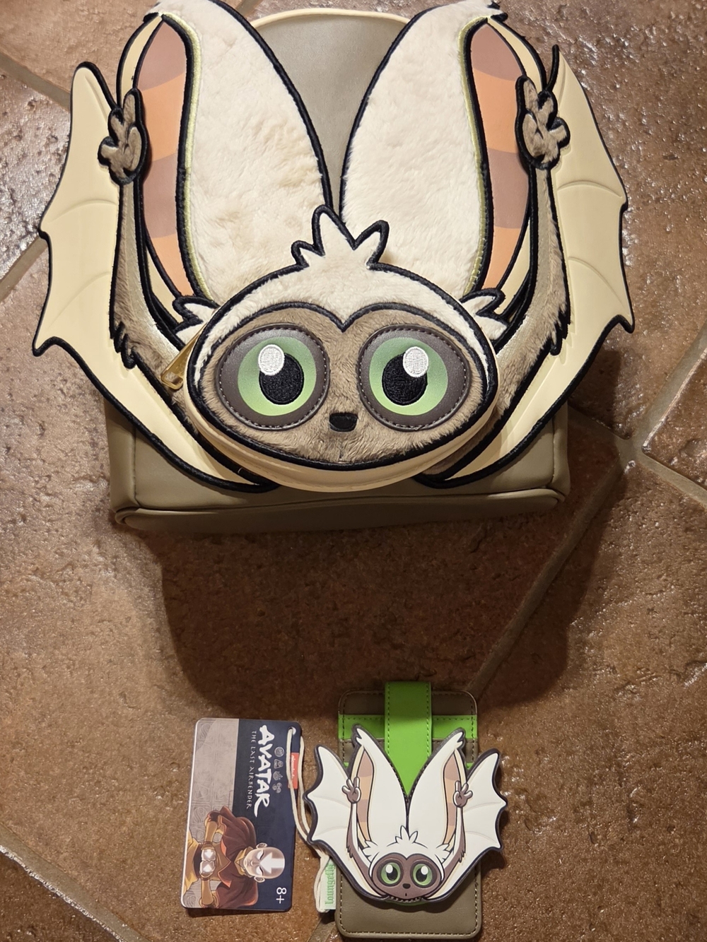 Loungefly Avatar: The Last Airbender Momo Plush Mini Backpack & Card Holder